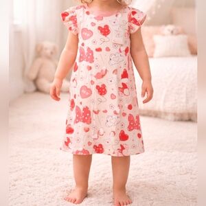 Magical Mamas Toddler Valentines Gown Size 18-24 MONTHS NWT!